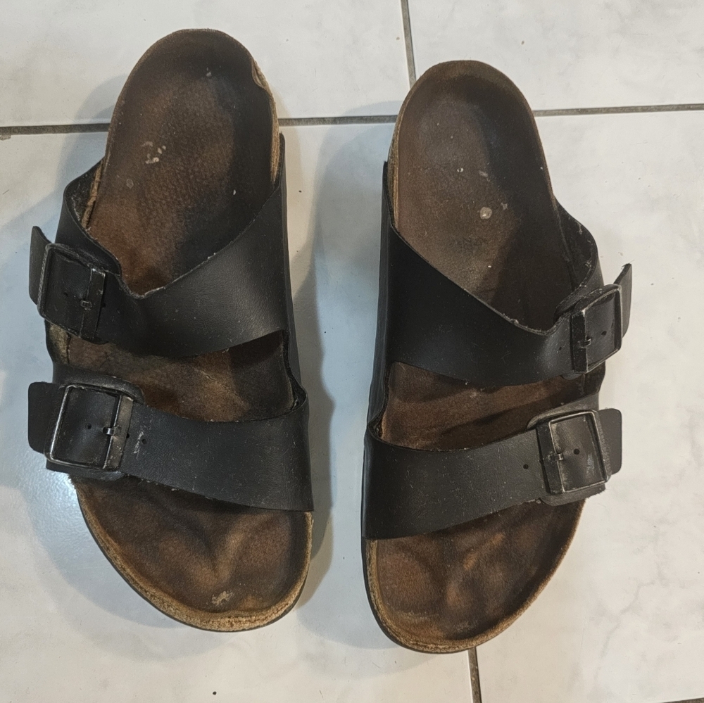 Used Black Birkenstocks